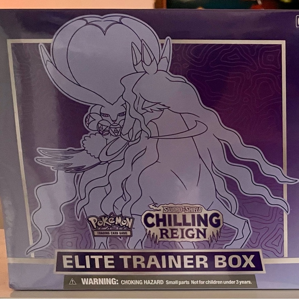 Pokemon Chilling Reign Elite Trainer Box in Purple and White